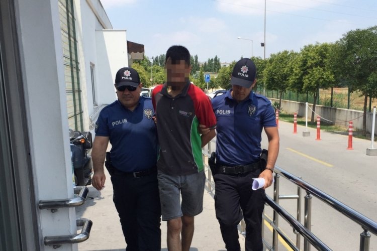 Akaryakıt hırsızını bek&ccedil;iler yakaladı