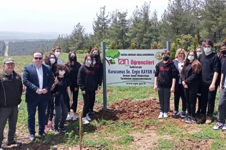Tan Okulları onu unutmayacak! Engin Kayan'ın ismi bu fidanlarla yaşayacak!