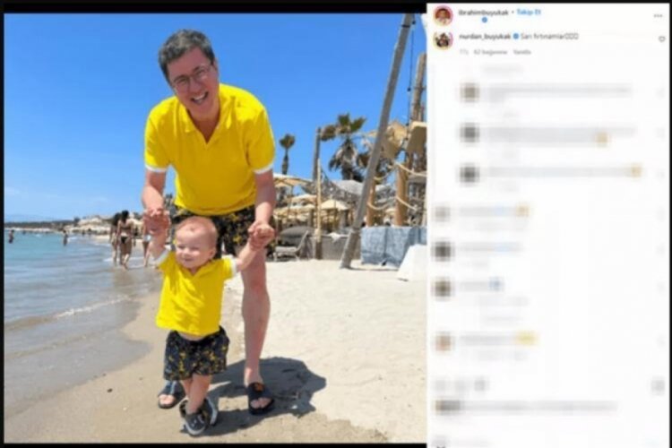 İbrahim B&uuml;y&uuml;kak, oğlu ile bir &ouml;rnek giyindi