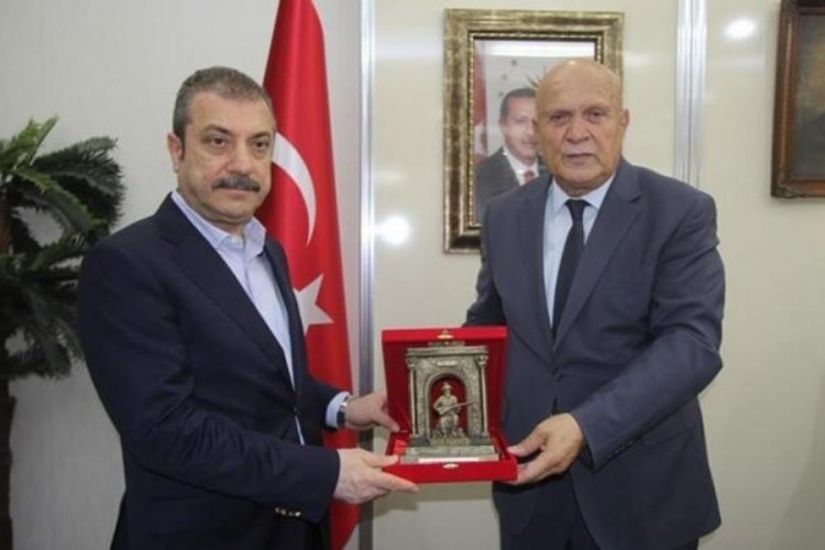 Merkez Bankası Başkanı Kavcıoğlu'ndan Başkan Pekmezci'ye ziyaret