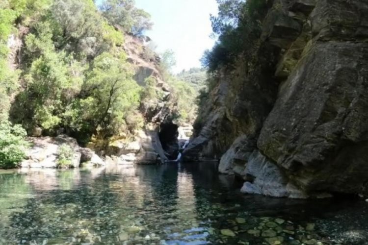 Mersin'de bulunan Kestel Kanyonu ilk kez ge&ccedil;ildi