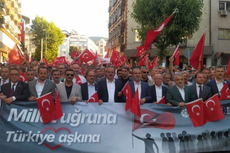Bursa'da 15 Temmuz'u anma etkinliği&nbsp;