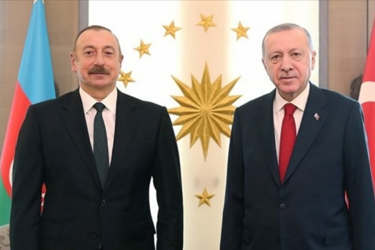 Cumhurbaşkanı Erdoğan, İlham Aliyev ile g&ouml;r&uuml;şt&uuml;