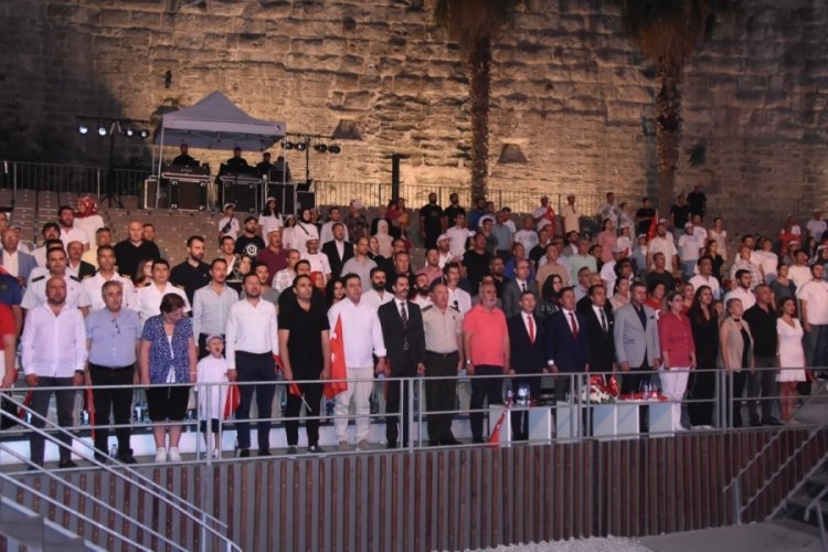 Bodrum Kalesinde 15 Temmuz'u anma etkinliği
