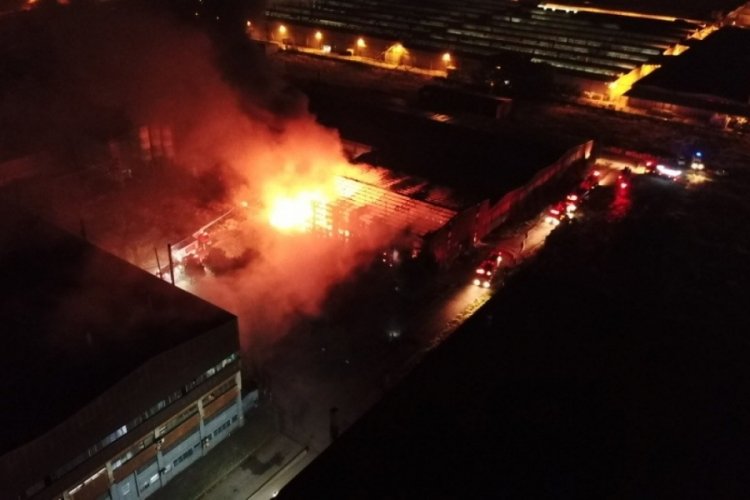 Bursa'da demir d&ouml;k&uuml;m fabrikasında patlama