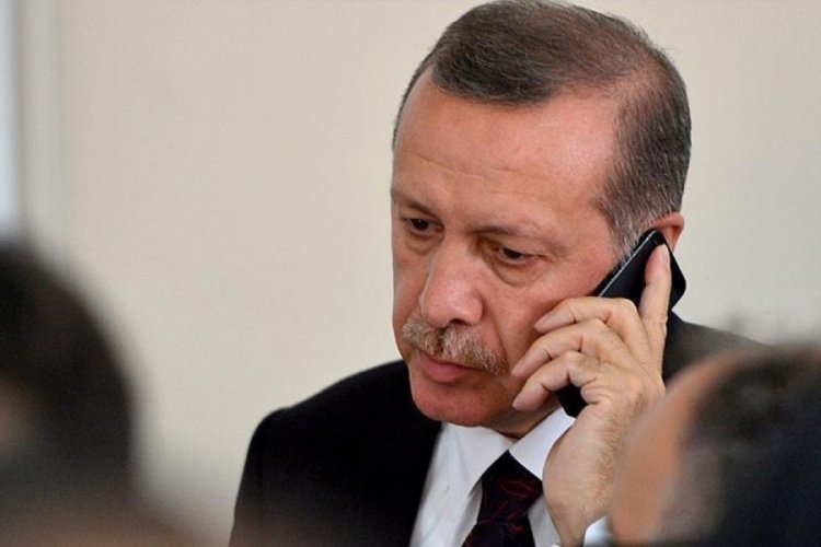 Cumhurbaşkanı Erdoğan, Fransa Cumhurbaşkanı Emmanuel&nbsp;Macron ile telefonda g&ouml;r&uuml;şt&uuml;