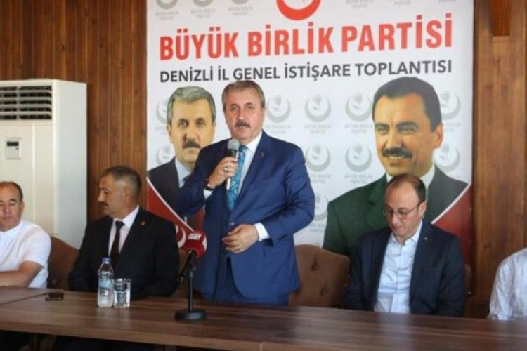 BBP Genel Başkanı: 'Muhalefetin elinde koz bırakmayacağız'