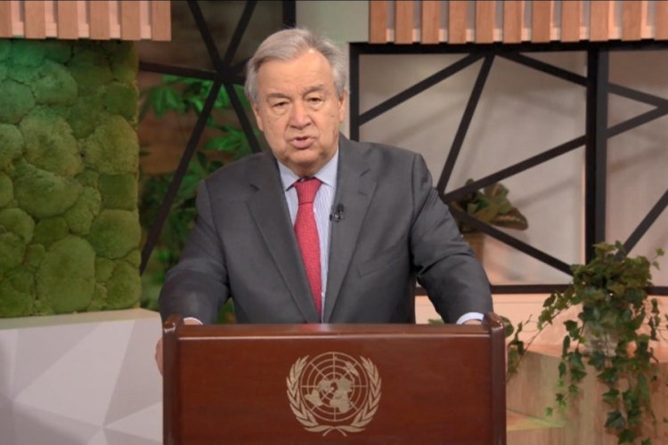 Antonio Guterres'ten iklim değişikliği a&ccedil;ıklaması: Toplu eylem veya toplu intihar