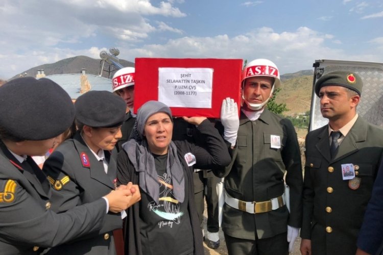 Şehit Uzman &Ccedil;avuş Taşkın, son yolculuğuna uğurlandı
