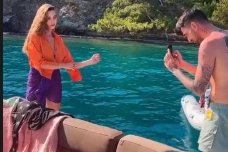 İdo Tatlıses ve Yasemin Şefkatli tatilde