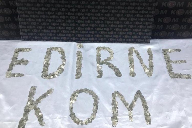 Edirne'de binlerce sikke ve tarihi obje ele ge&ccedil;irildi