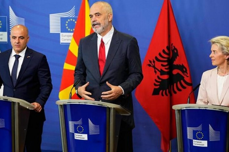 AB, Arnavutluk ve Kuzey Makedonya ile &uuml;yelik m&uuml;zakerelerine başladı