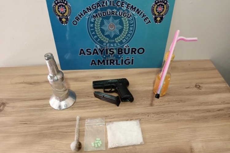 Bursa Orhangazi'de uyuşturucu operasyonu