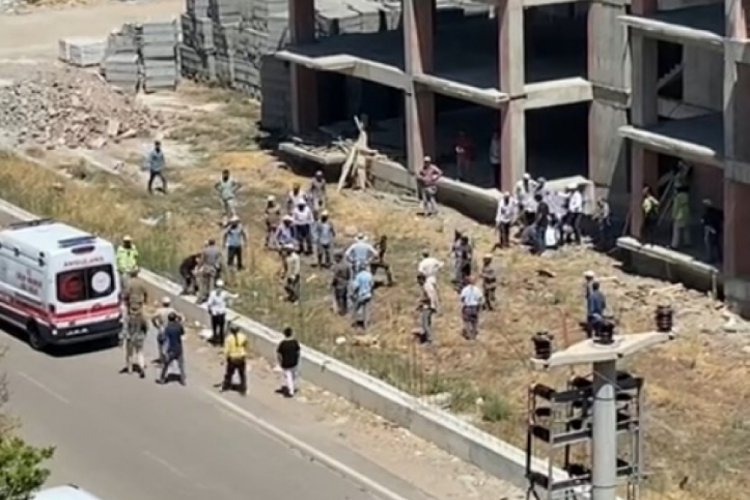 İnşaatın 4'&uuml;nc&uuml; katından d&uuml;şen usta hayatını kaybetti