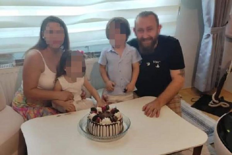 Bursa'da eşini &ccedil;ocuklarının g&ouml;z&uuml; &ouml;n&uuml;nde sokak ortasında d&ouml;vd&uuml;!