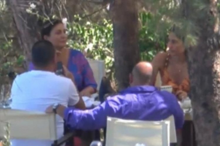 Emir Sarıg&uuml;l ile Sibel Can tatilde