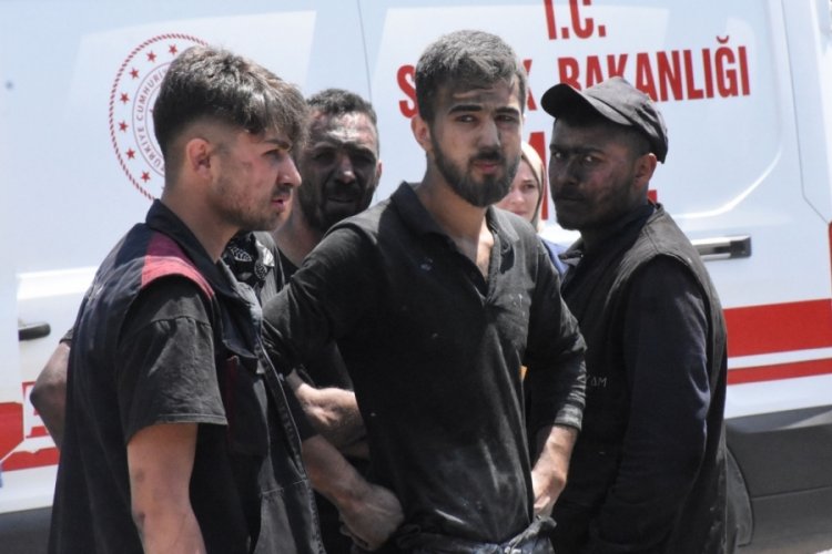 Lastik geri d&ouml;n&uuml;ş&uuml;m fabrikasında yangın &ccedil;ıktı