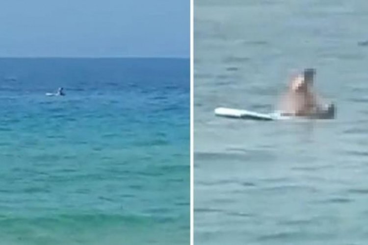 S&ouml;rf tahtasında cinsel ilişkiye girdiler!