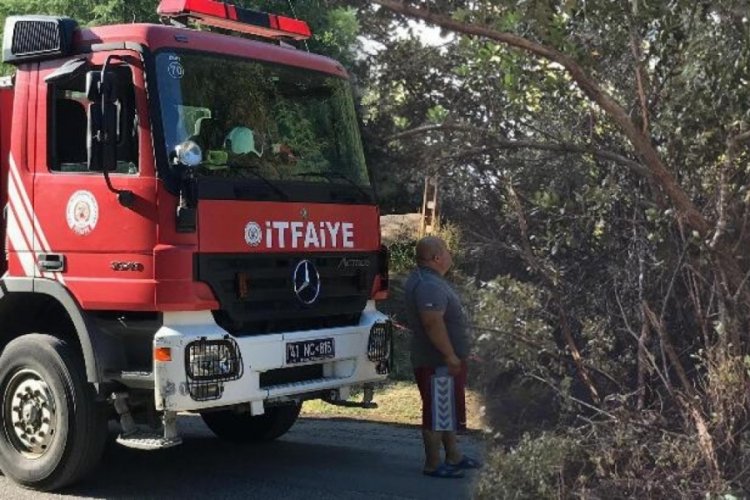 Kocaeli'de meydana gelen orman yangını kontrol altında