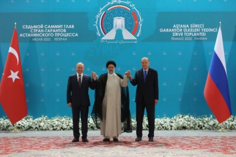 Cumhurbaşkanı Erdoğan, Putin ve Reisi'nin Tahran pozu Almanları endişelendirdi