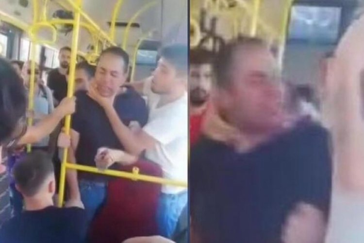 İstanbul'da otob&uuml;ste fotoğraf iddiasına dayak