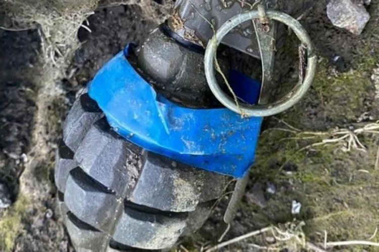 Kocaeli'de el bombası kıyıya vurdu