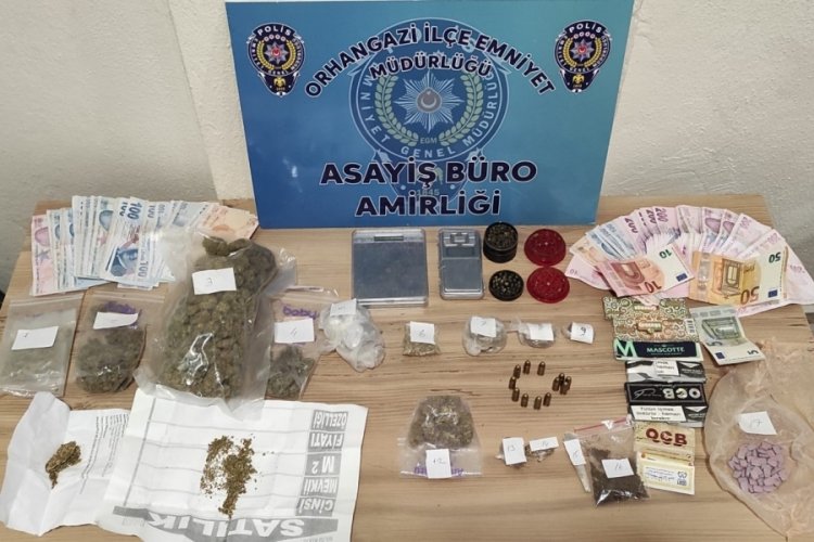 Bursa Orhangazi'de uyuşturucu operasyonu