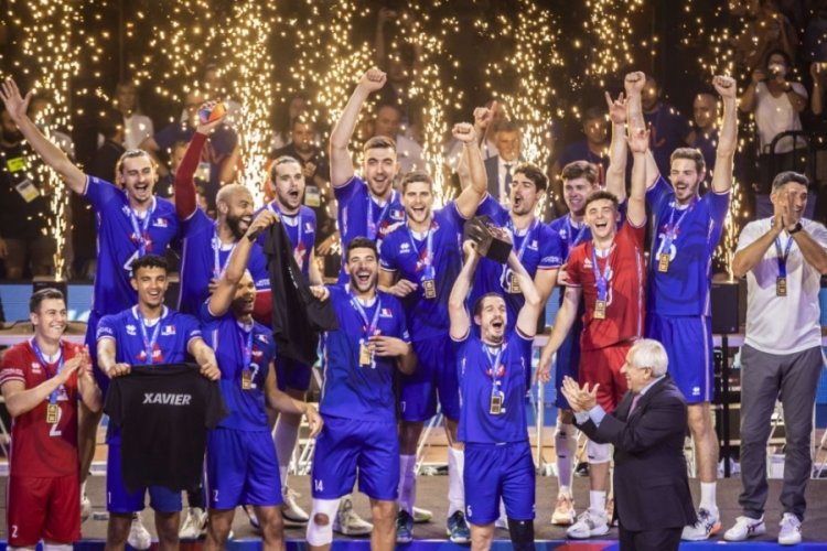 Voleybol Milletler Ligi'nde şampiyon Fransa