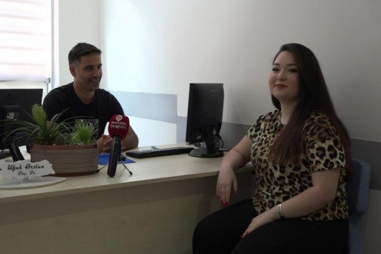 Bursa'da t&uuml;p mide ameliyatı sonrası 13 kilo verdi (&Ouml;ZEL HABER)