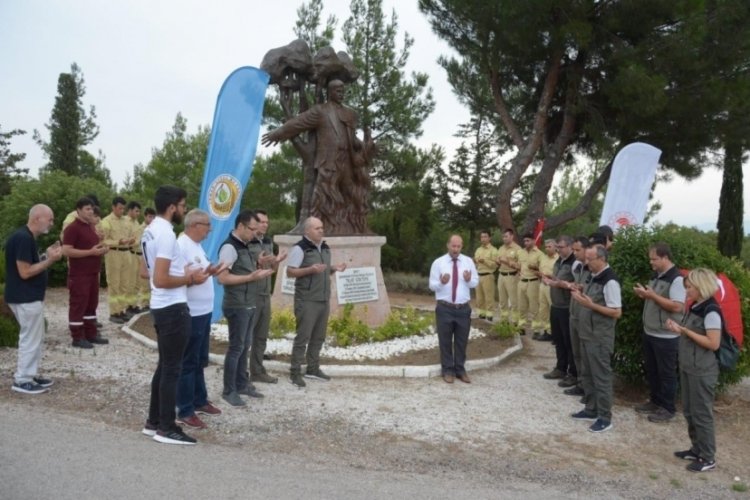 &Ccedil;anakkale'de orman şehitlerine anma t&ouml;reni d&uuml;zenlendi