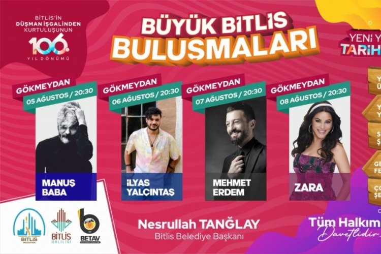 Bitlis'in d&uuml;şman işgalinden kurutuluşunun 106. yıl d&ouml;n&uuml;m&uuml;