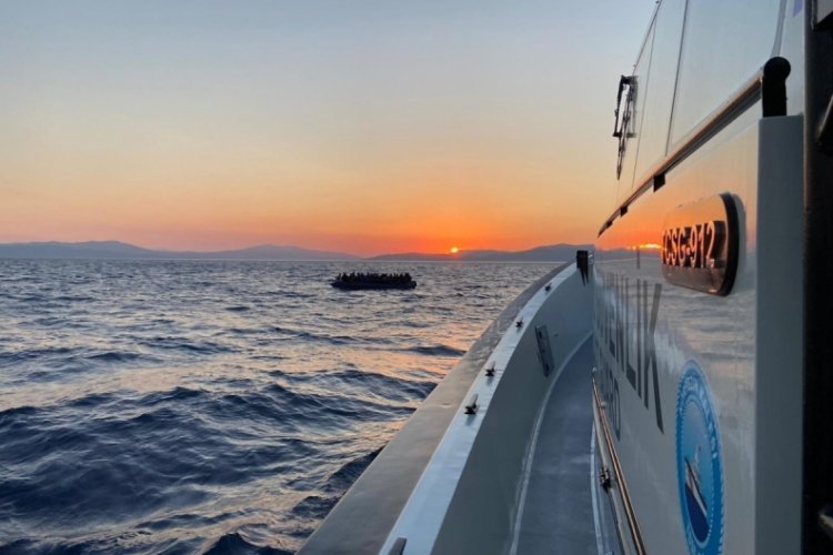 Aydın'da 33 d&uuml;zensiz g&ouml;&ccedil;men sahil g&uuml;venlik tarafından yakalandı