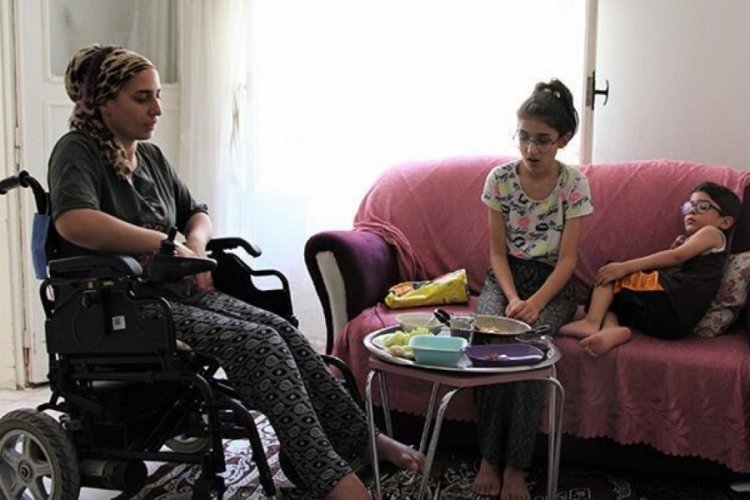 Omuriliği zedelenen Ceylan'ın y&uuml;rekleri burkan hikayesi