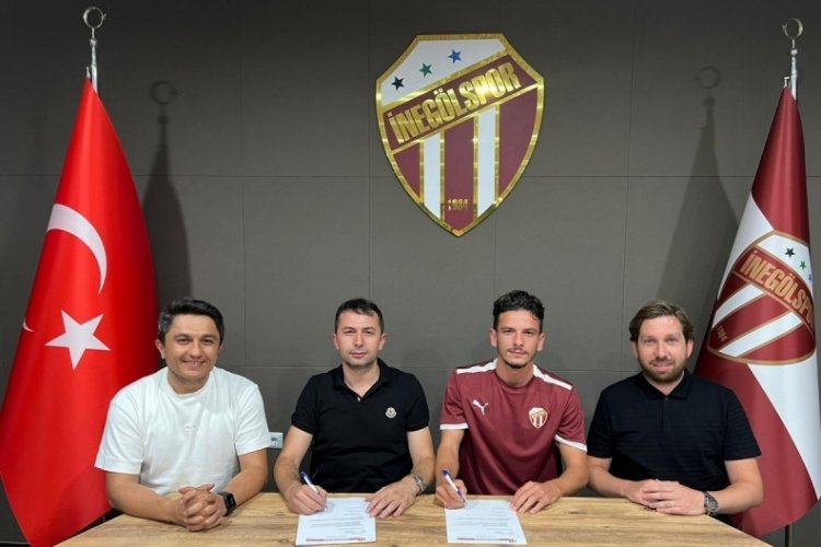 İneg&ouml;lspor Ersel Aslıy&uuml;rek ile 2 yıllık s&ouml;zleşme imzaladı