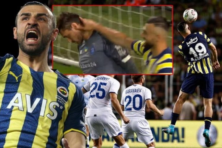 Serdar Dursun'un Dinamo Kievli kaleciye hareketi g&uuml;ndem oldu!