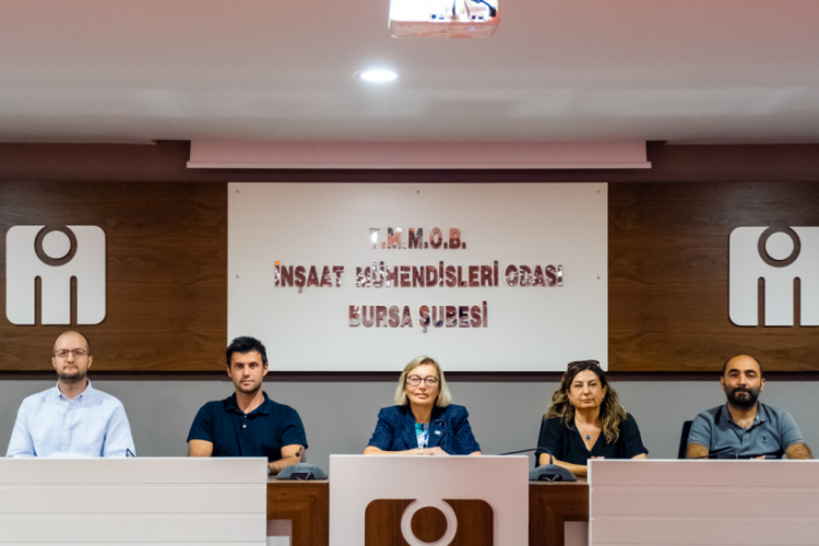 İMO Bursa şubesi Y&ouml;netim Kurulu Başkanı K&uuml;&ccedil;&uuml;kkayalar: Her şantiyeye bir şef