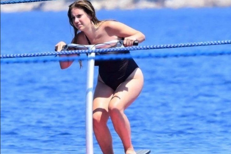 Eda Ece tatil fotoğraflarından sonra spora başladı