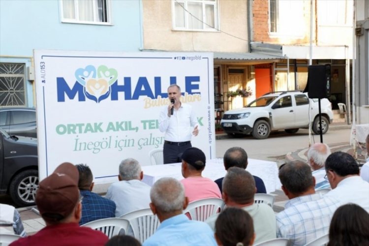 Bursa İneg&ouml;ll&uuml; Başkan Taban Kurşunlu mahallesi sakinleriyle buluştu