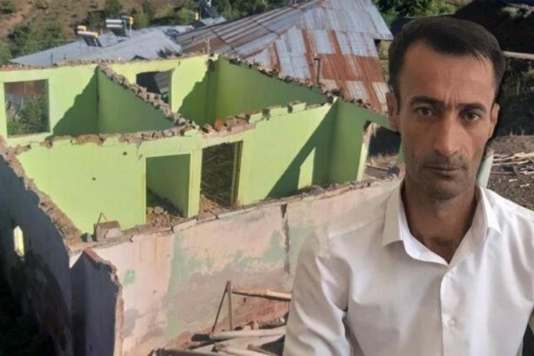 Haberi yokken tapusuna şerh konuldu, evi yıkıldı
