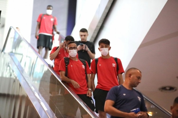 Sivasspor kafilesi İstanbul'da