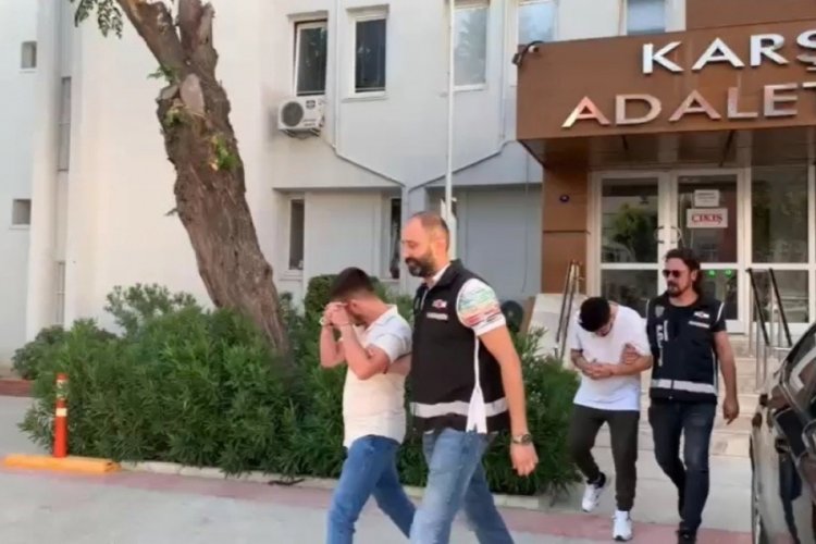 Sahte parayla &ouml;deme yaptılar, yakalanıp tutuklandılar
