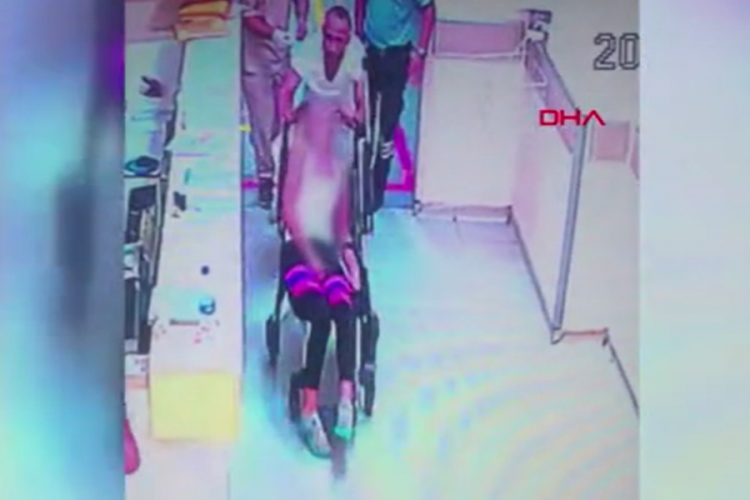 Elif'i vurduktan sonra hastaneye getirmişti