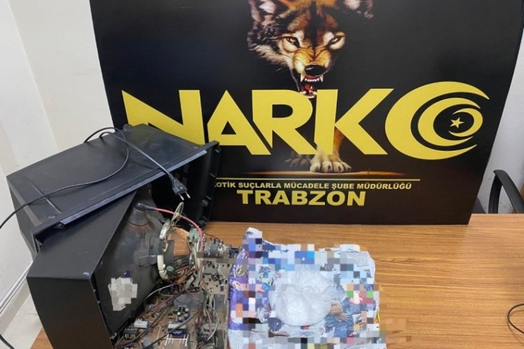 Televizyonun i&ccedil;inden 300 gram metamfetamin &ccedil;ıktı