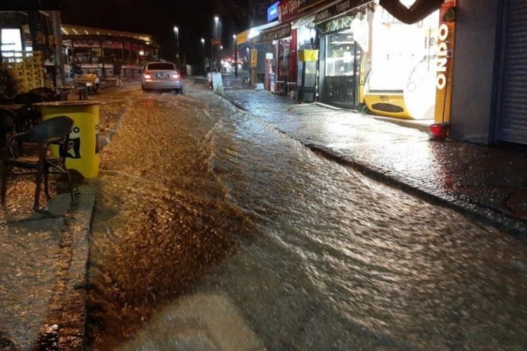 Edirne'yi yaz ortasında sel vurdu
