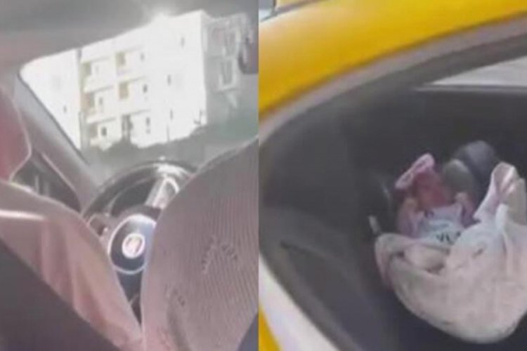 Mesafeyi beğenmeyip bebekli anneyi taksiden indirdi