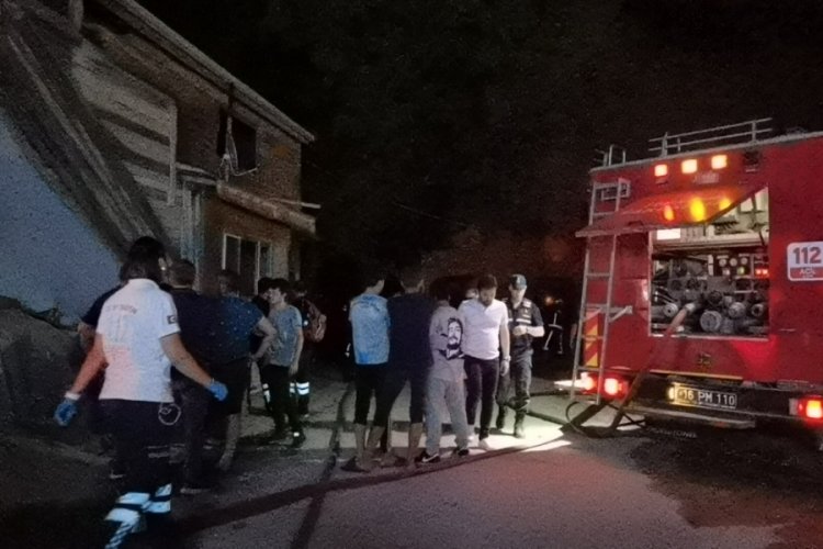 Bursa'da ahır yangınında hayvanlar telef oldu