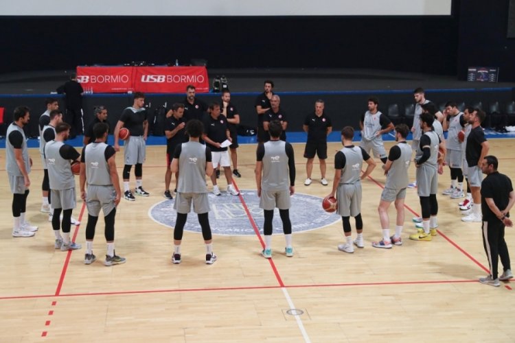 A Milli Basketbol Takımı, Bormio'da ilk antrenmanına başladı
