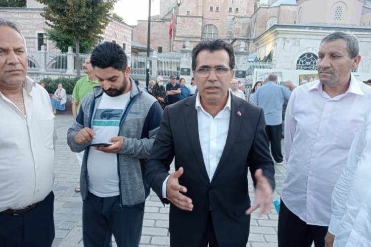 Roman soykırımı yıl d&ouml;n&uuml;m&uuml; Ayasofya-i Kebir Camii'nde anıldı
