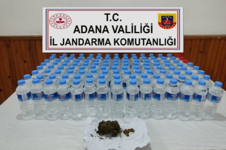 Adana'da 60 litre sahte i&ccedil;ki ele ge&ccedil;irildi