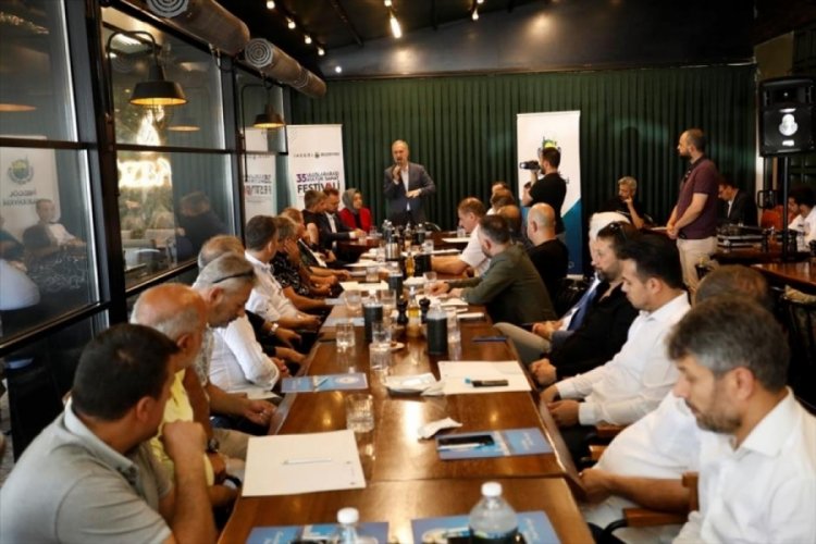 İneg&ouml;l'de K&uuml;lt&uuml;r Sanat Festivalinde değerlendirme toplantısı
